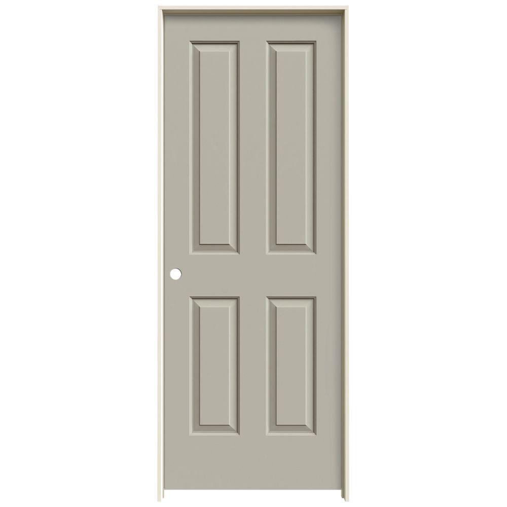 Jeld Wen 30 In X 80 In Coventry Desert Sand Painted Right Hand Smooth Molded Composite Mdf Single Prehung Interior Door