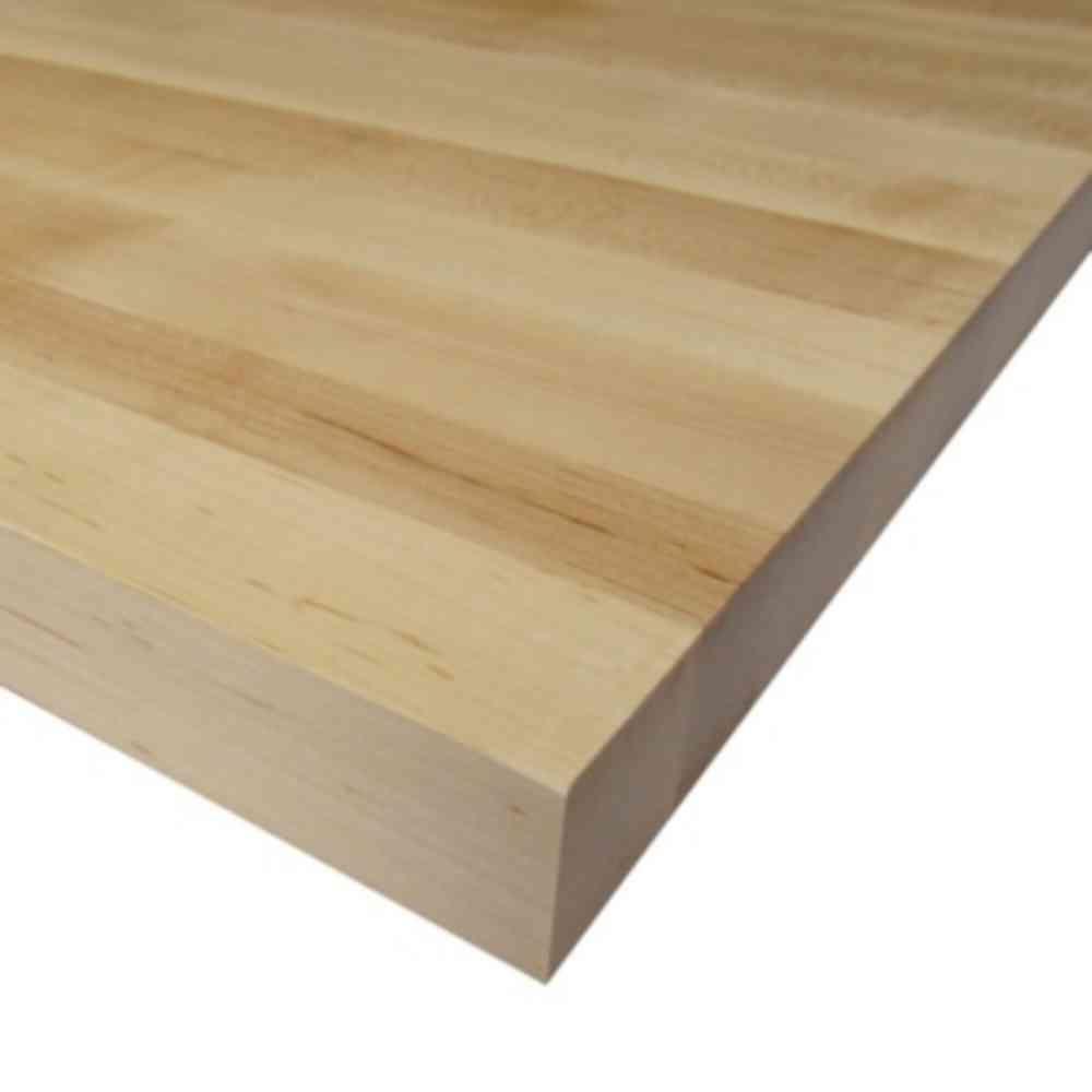 Edsal 1.75 in. H x 60 in. W x 30 in. D Maple Butcher Block ...