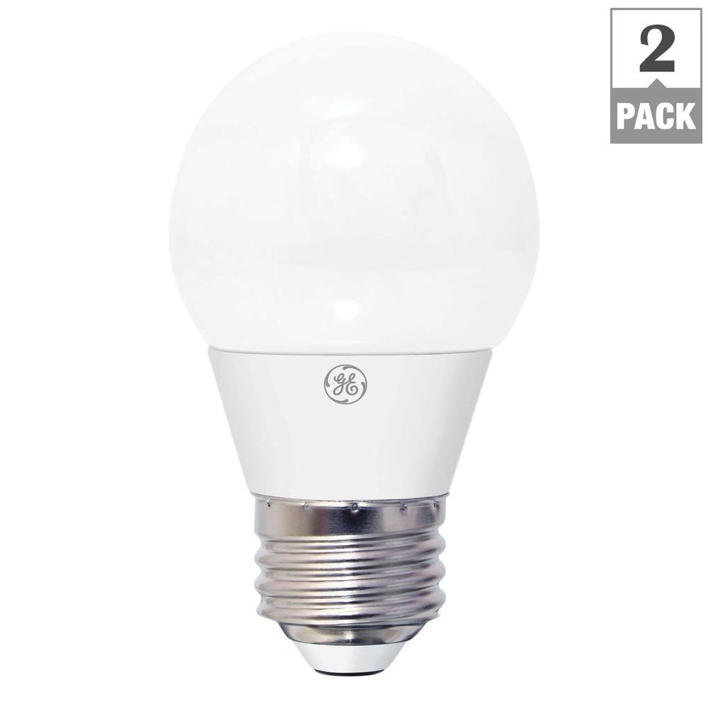Ge 40w Equivalent Daylight A15 White Ceiling Fan Led Light Bulb 2 Ge 40w Equivalent Daylight A15 White Ceiling Fan Led Light Bulb 2 Pack