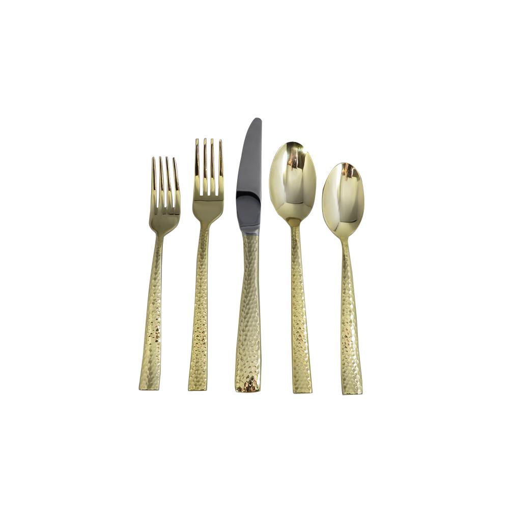 Metropolitan Avital 20Piece Gold Plated Flatware SetG100298 The