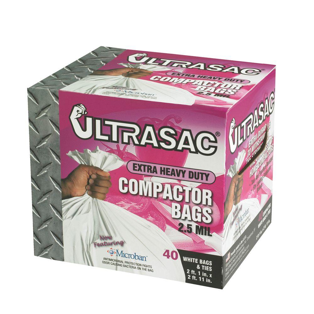 Ultrasac 15 gal. Compactor Bags (40 Count)