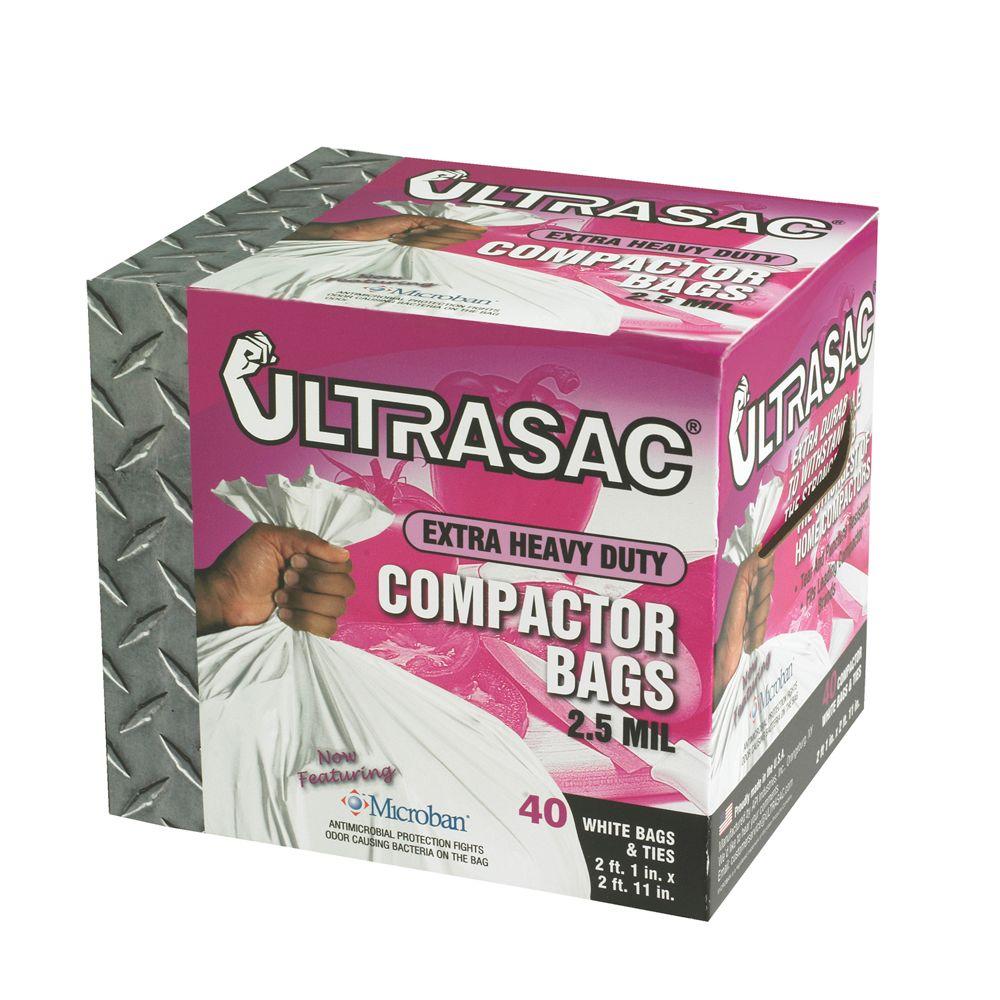 Ultrasac 15 Gal Compactor Bags 40 Count HMD 771228 The Home Depot   Ultrasac Garbage Bags Hmd 771228 64 1000 