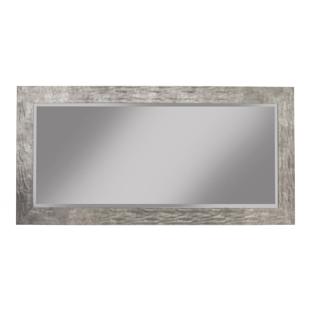 Mirrors Home Decor The Depot Hammered Metal Full Length Leaner Mirror
