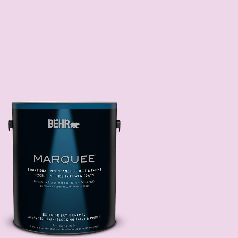 Behr Marquee 1 Gal P110 All Made Up Satin Enamel Exterior Paint Behr Marquee 1 Gal P110 All Made Up Satin Enamel Exterior