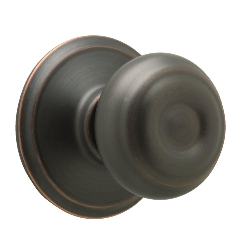 Schlage Georgian Aged Bronze Dummy Door Knob