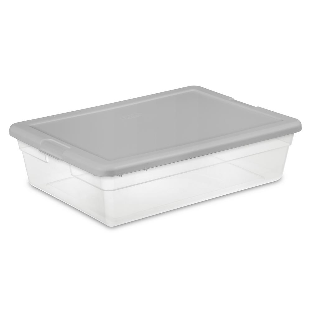 covered plastic storage containers