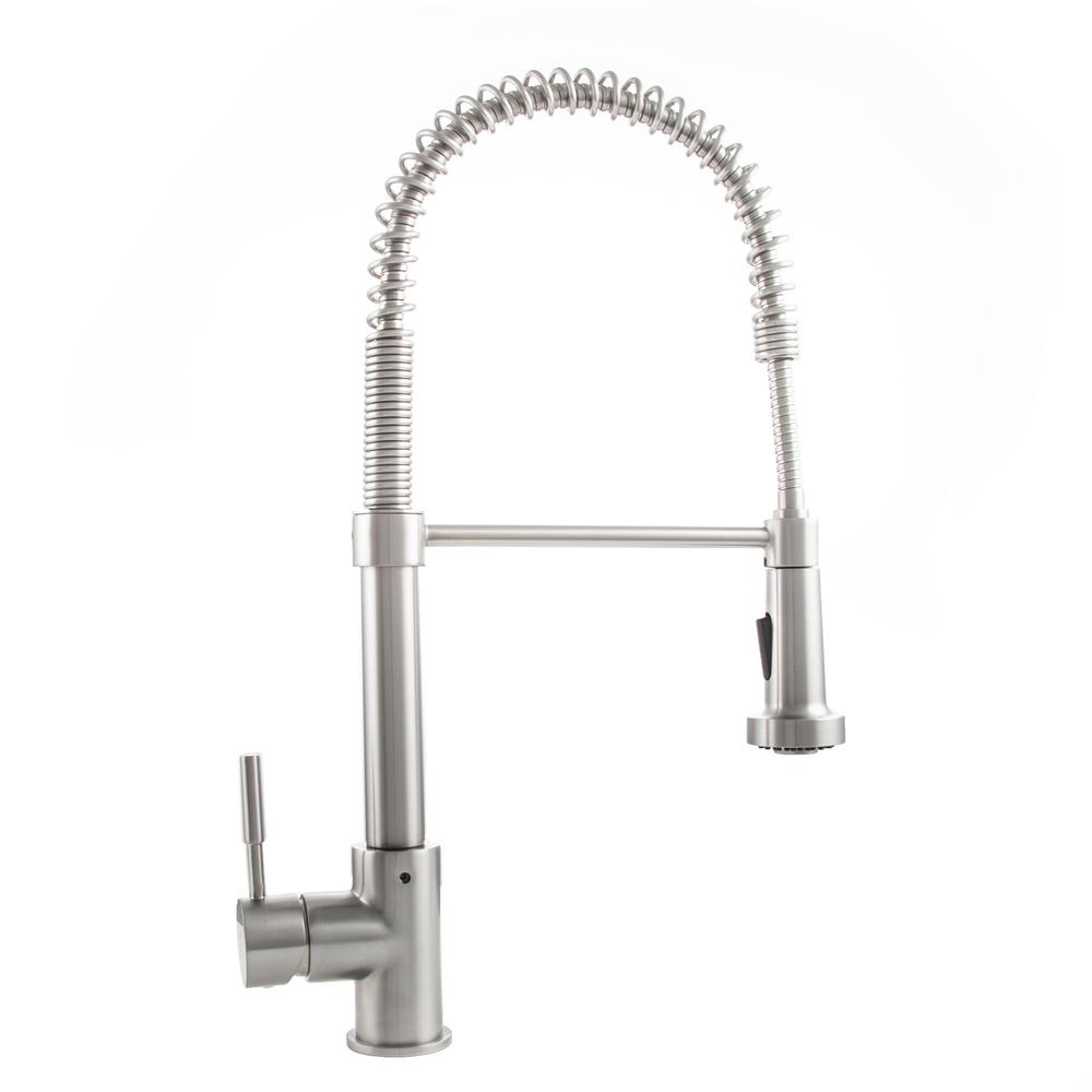 ZLINE Kitchen and Bath Apollo SingleHandle PullDown Sprayer Kitchen Faucet in Stainless Steel