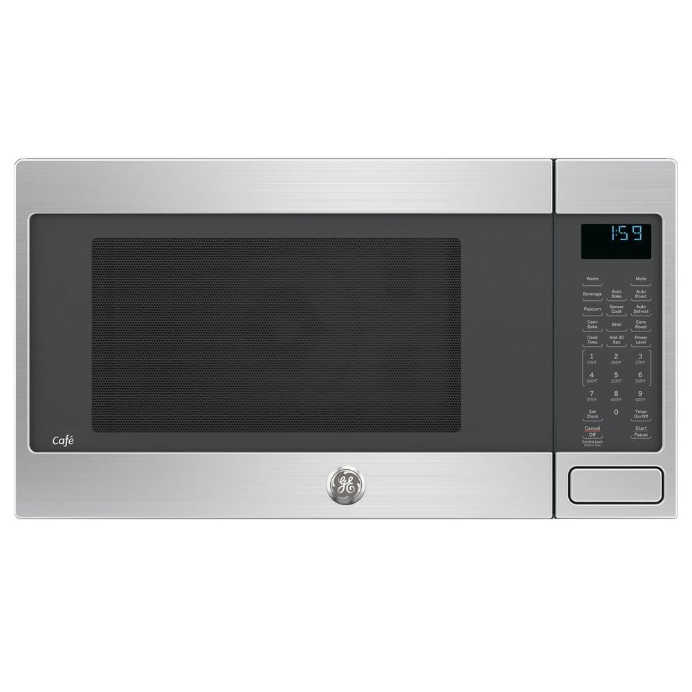 Cafe 1 5 Cu Ft Countertop Convection Microwave Oven In Stainless Countertop Convection Microwave Oven In Stainless Steel
