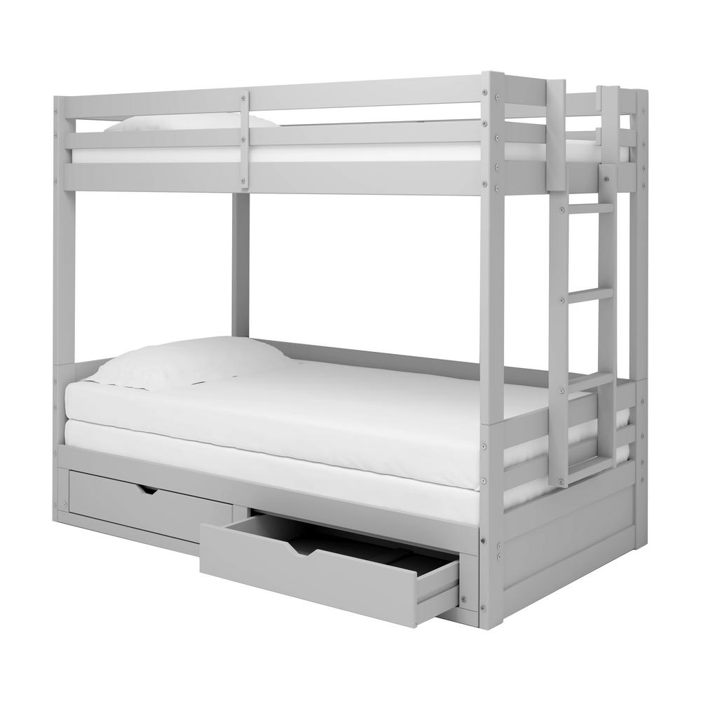 Alaterre Furniture Jasper Dove Gray Twin To King Extending Day Bed