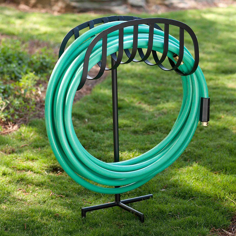 garden hose holder stake in ground