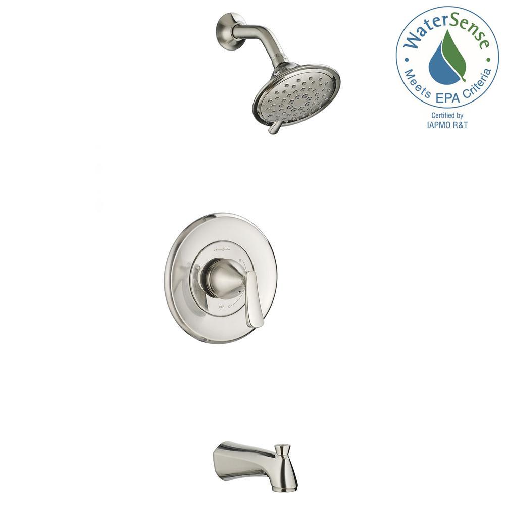 American Standard Chatfield Single-Handle 3-Spray Tub and Shower Faucet in Brushed Nickel (Valve Included)