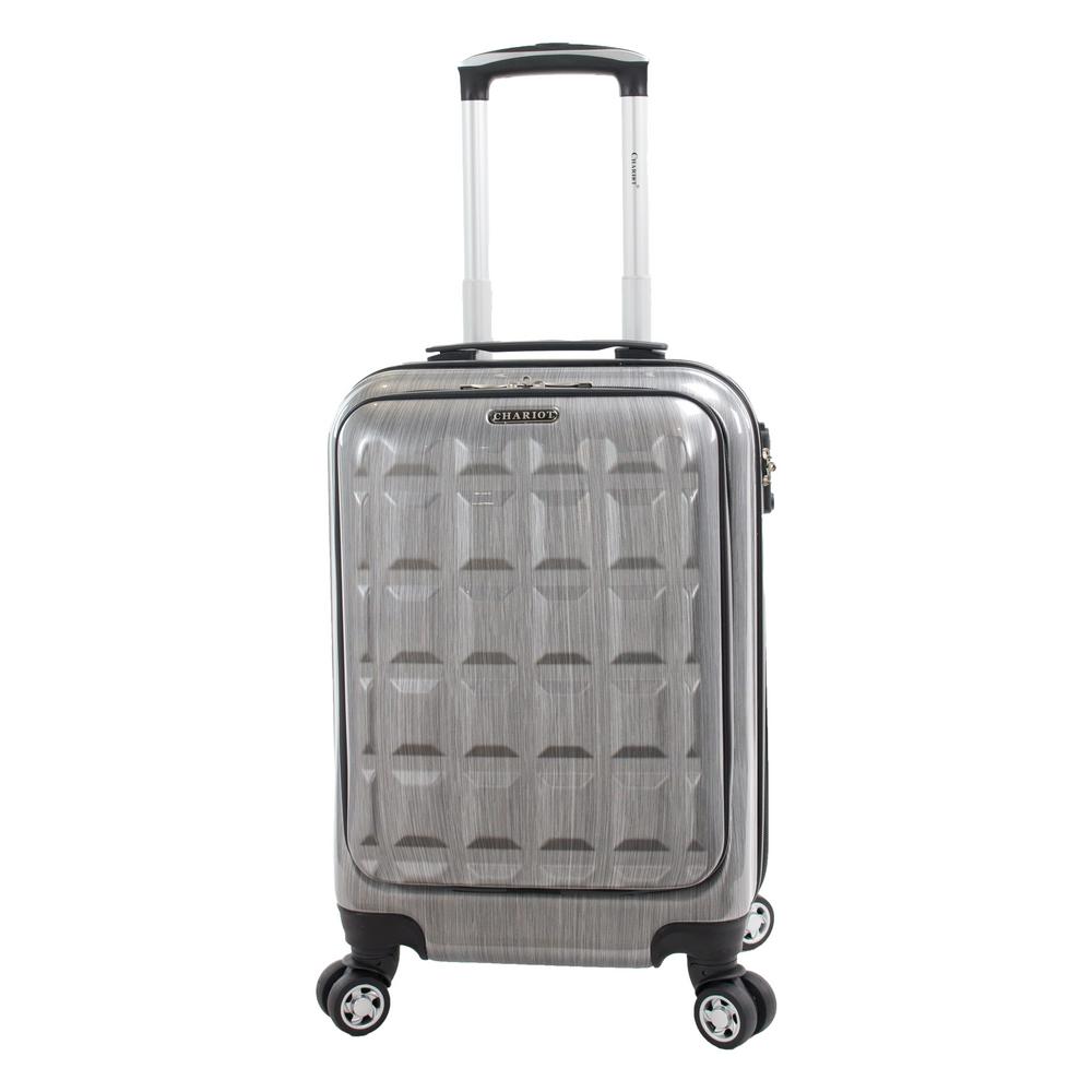 carry on luggage silver