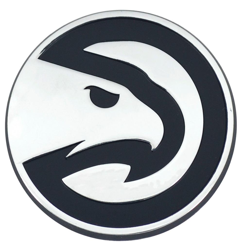 NBA Atlanta Hawks 3D Chrome Metal Emblem