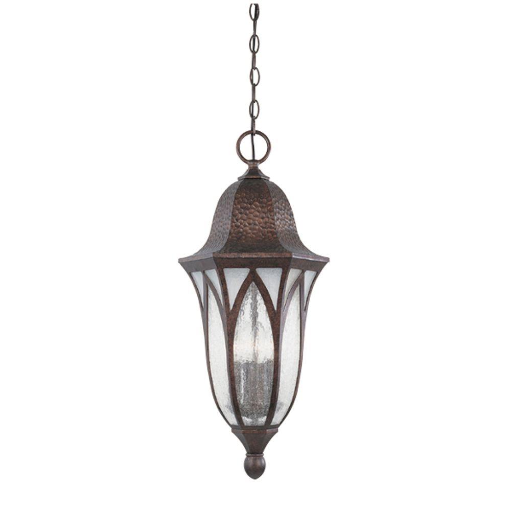 Designers Fountain Berkshire 4 Light Burnished Antique Copper Berkshire 4 Light Burnished Antique Copper Outdoor Hanging Lamp