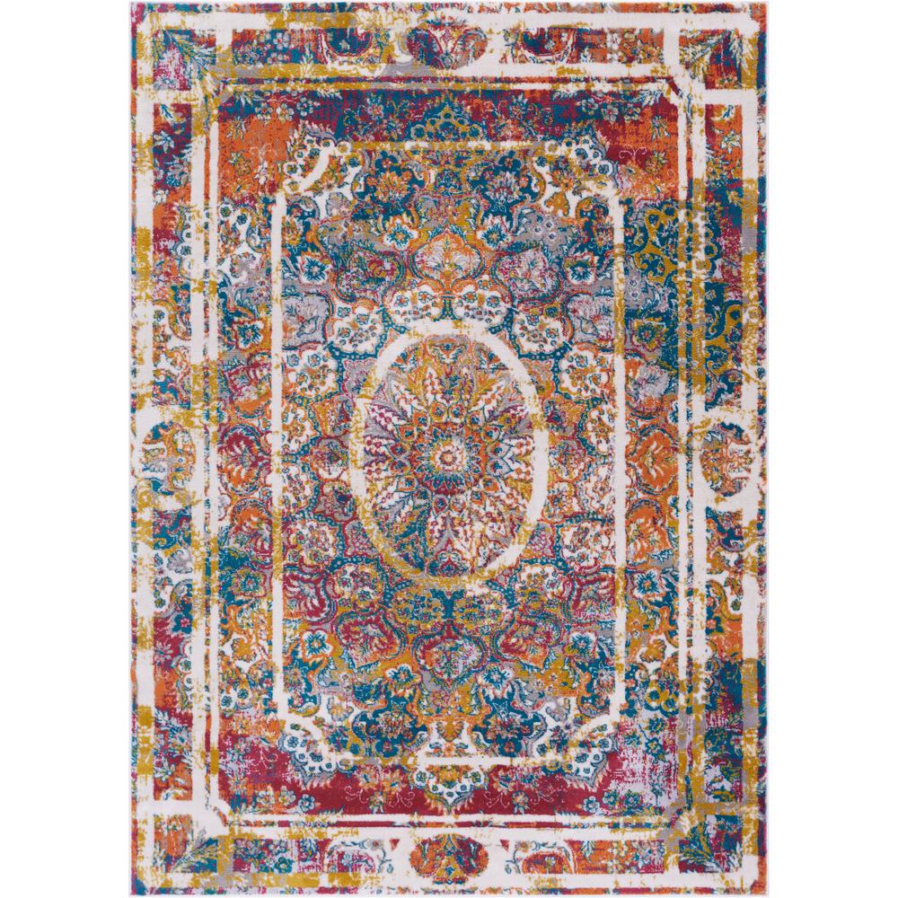 Well Woven London Adele Medallion Multi 5 Ft X 7 Vintage Boho Well Woven London Adele Medallion Multi 5 Ft X 7 Vintage Boho Modern