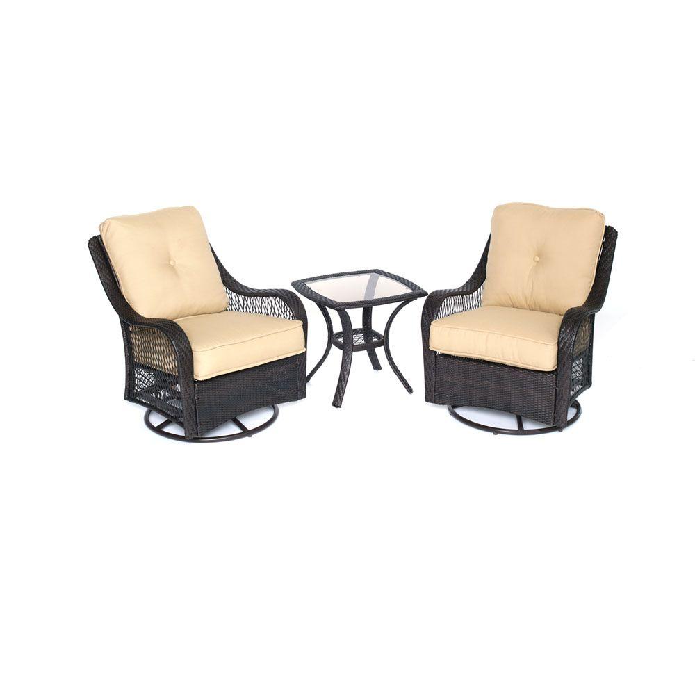 swivel patio set