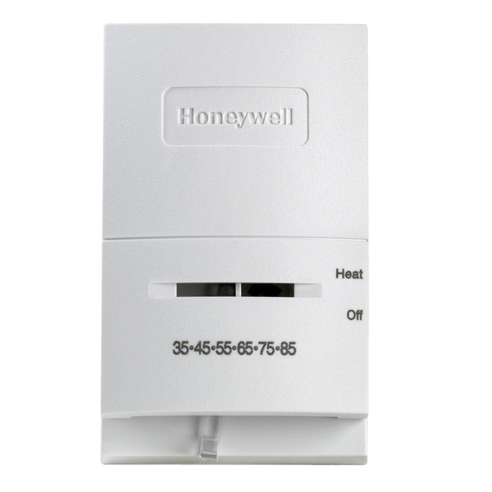 Honeywell Round Mechanical Thermostat Heat OnlyCT87K The Home Depot