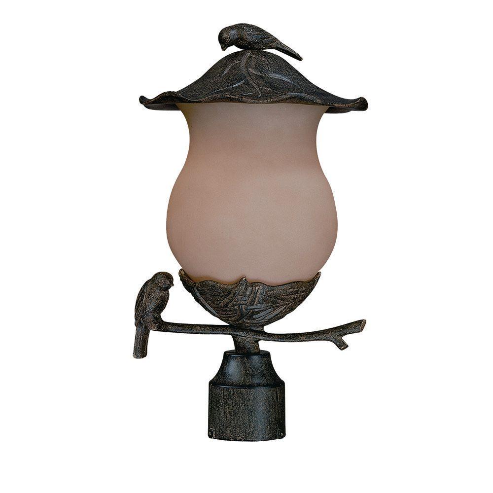 Acclaim Lighting Avian 2-Light Black Coral Outdoor Post Light Fixture by Acclaim Lighting