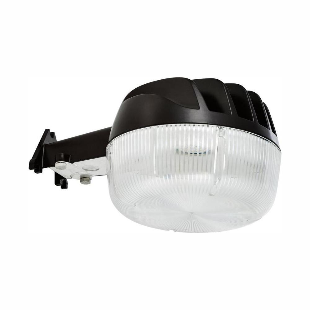 25 Watt Bronze Dusk To Dawn Outdoor Integrated Led Area Light Wall Pole Mountable
