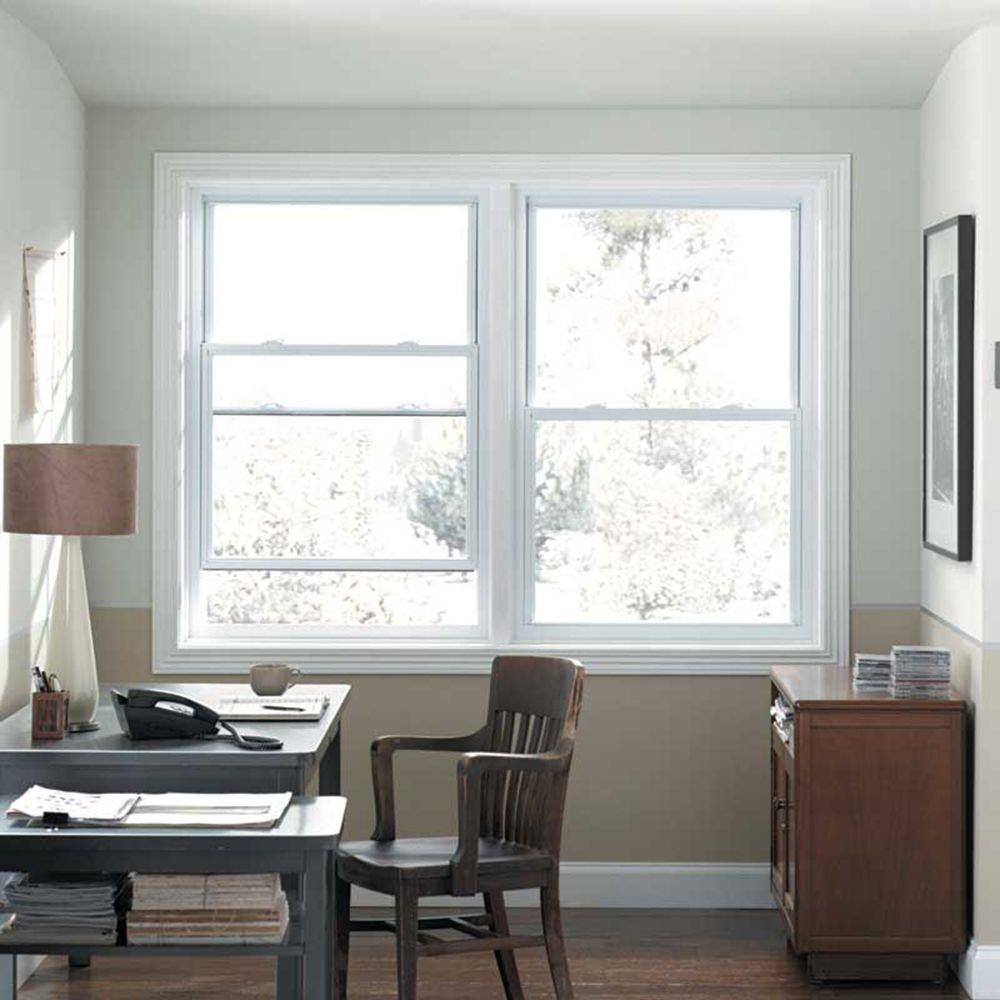 American Craftsman 23 5 In X 60 25 In 70 Series Pro Double Hung Buck Vinyl Window White 2461786nhl The Home Depot