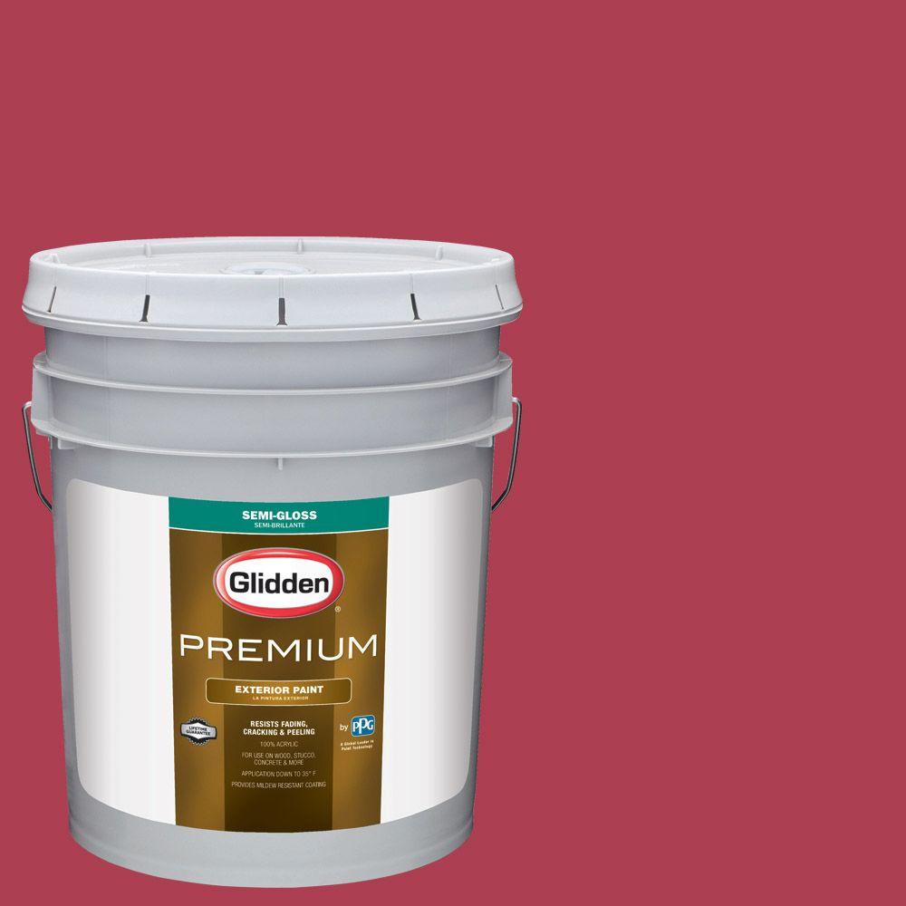 Glidden Premium 5gal. HDGR27 Cherries Jubilee SemiGloss Latex