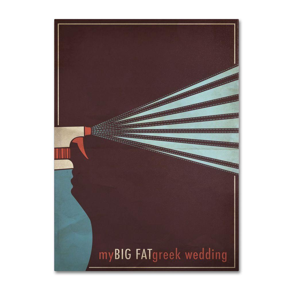 Trademark Fine Art 30 In X 47 My Fat Green Wedding Canvas Trademark Fine Art 30 In X 47 My Fat Green Wedding Canvas