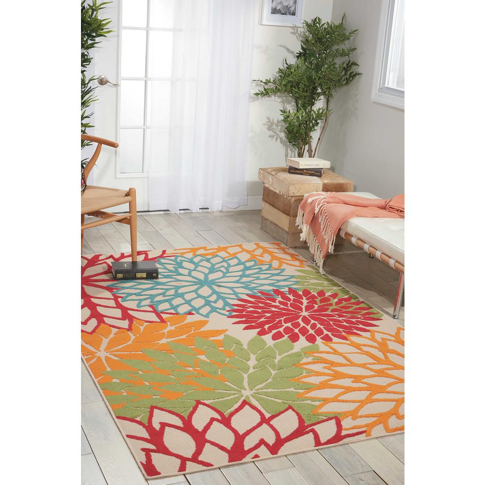 4 X 6 MultiColored Outdoor Rugs Rugs The Home Depot