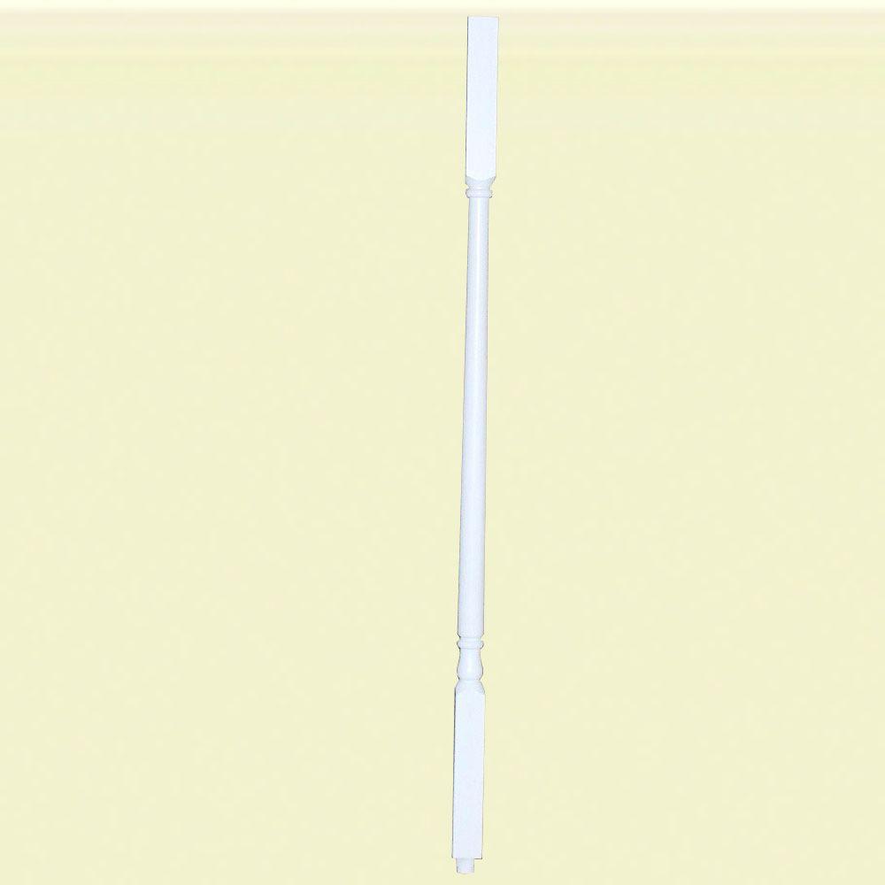 36 in. x 11/4 in. 5141 Poplar SquareTop BalusterPR514136 The Home