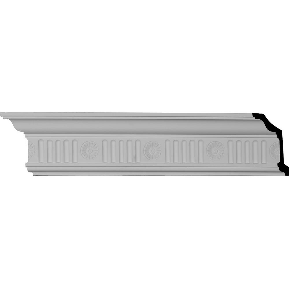 Factory Primed Ekena Millwork MLD08X08X11AC Acanthus Leaf with Bead /& Barrel Crown Moulding 8 1//4H x 8P x 11 1//2F x 94 1//2L