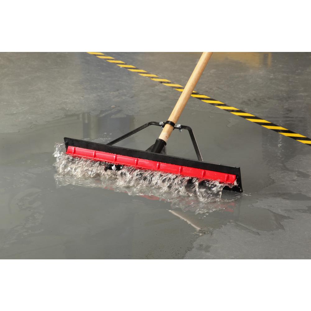 HARPER Powrwave Squeegee 24 in. Easy Assemble Rubber Floor Box Tile