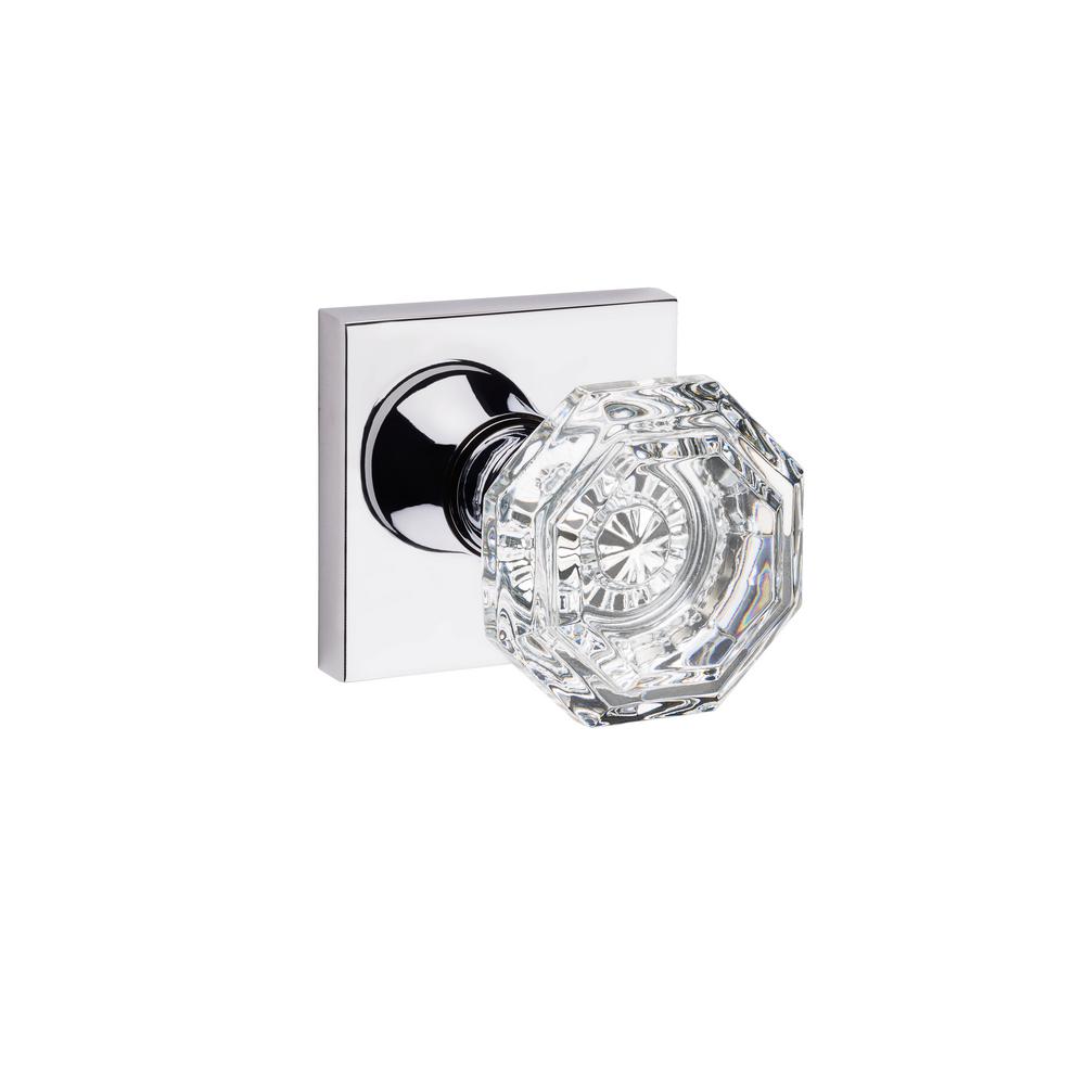 Baldwin Filmore Polished Chrome Bed/Bath Crystal Knob5080.260.PRIV