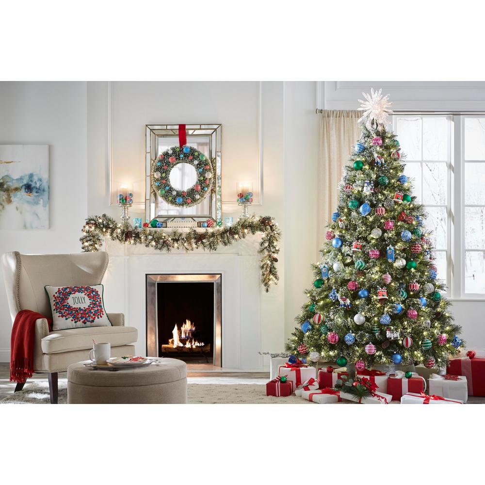 Home Accents Holiday 7 5 Ft Pre Lit Led Sparkling Pine Artificial