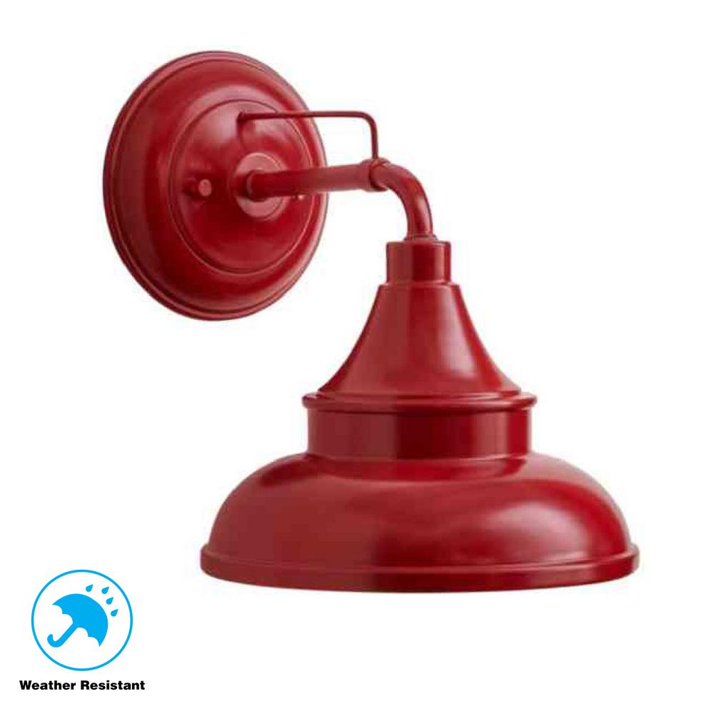 Outdoor Sconces White Wall Mounted Lighting Colonial Red Outdoor Barn Light Wall Mount Sconce