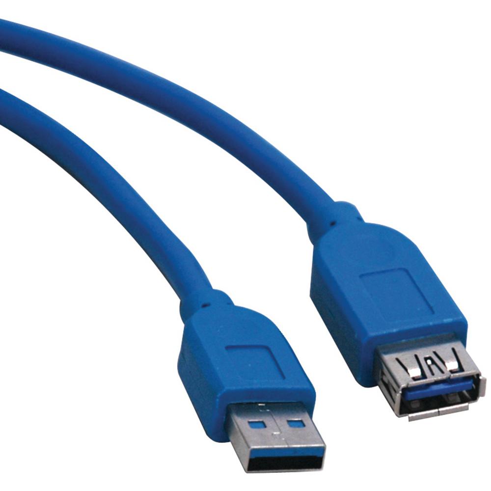 10 Foot Blue High quality Blue SuperSpeed USB 3.0 A Male to B Male