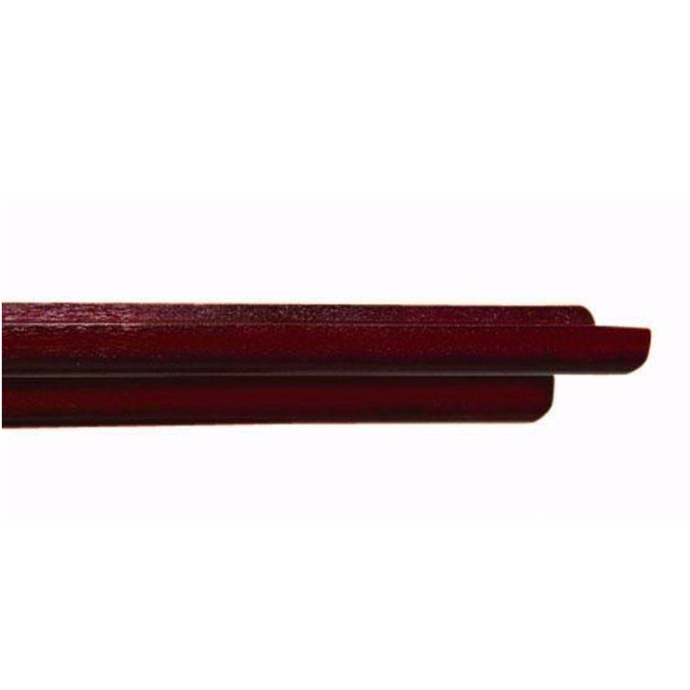Home Decorators Collection 60 in. L x 4.5 in. W Mantle Dark Cherry