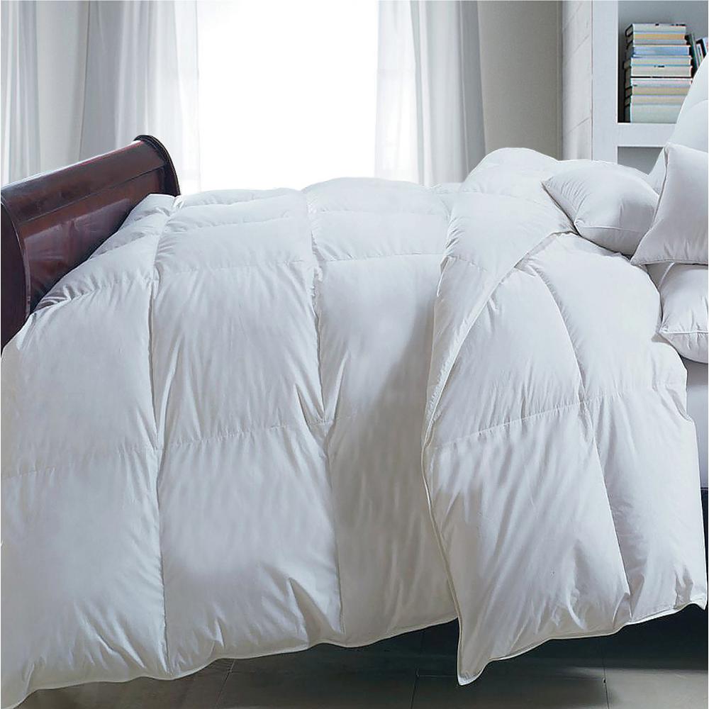 Blue Ridge Feather and Down Fiber Blend Full and Queen Comforter-033005 - The Home Depot dalmatian blouse