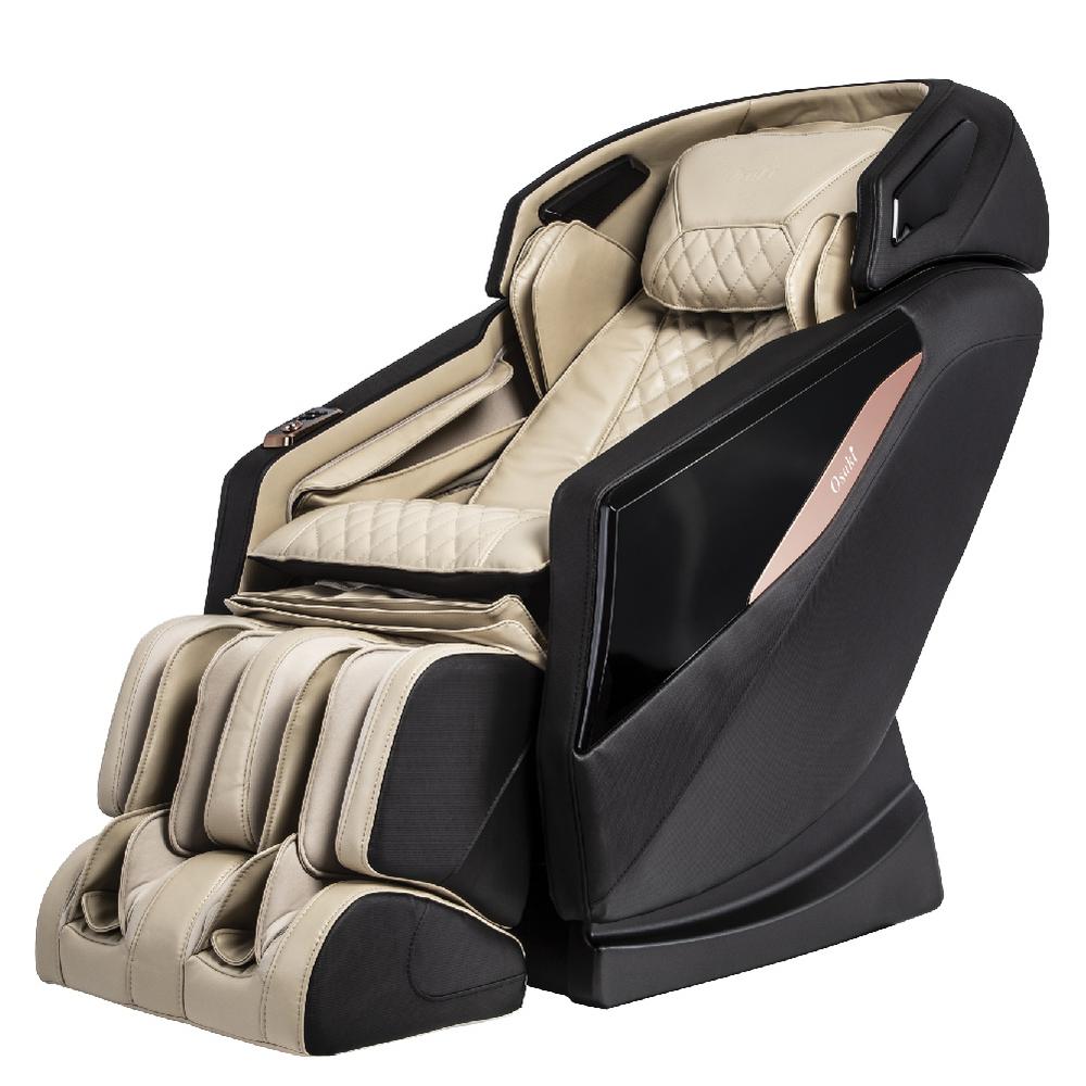 Osaki Pro Yamato Massage Chair Beige - Osaki: L-Track Rollers, Modern Design, Auto Programs