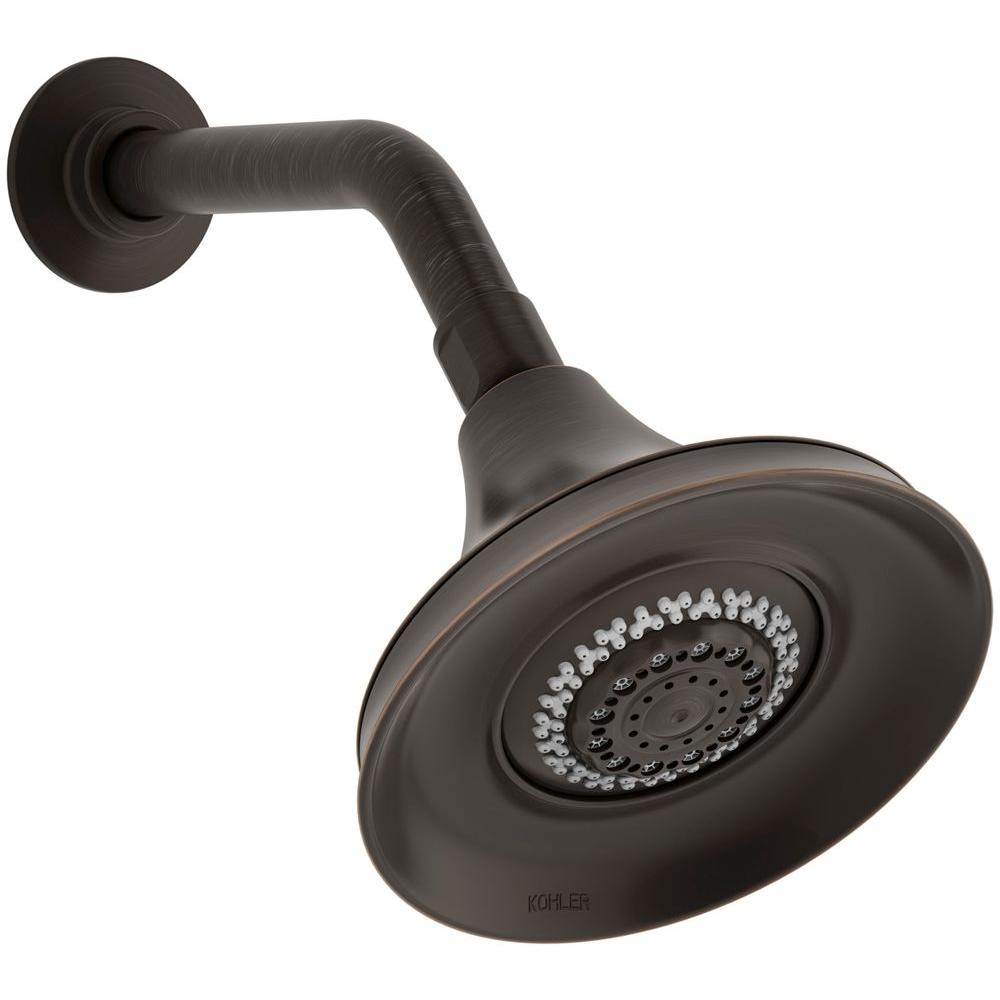 KOHLER Forte 3Spray 5.9375 in. Showerhead in OilRubbed BronzeK10284