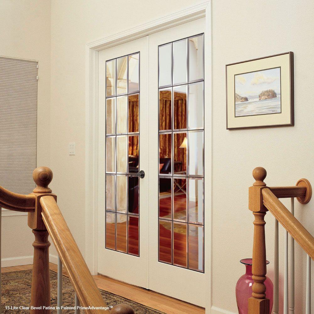 Feather River Doors 36 In X 80 In 15 Lite Unfinished Oak Clear