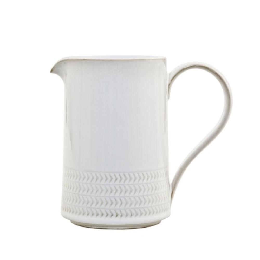 Denby 25 7 Oz Natural Canvas Textured Medium Jug Cnv 099 The Home Depot