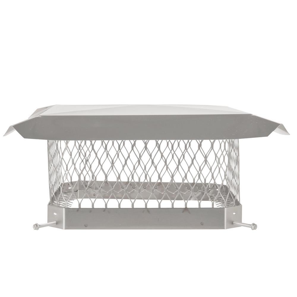 Shelter 13 in. x 13 in. Mesh Chimney Cap in Stainless SteelSPSS1313 The Home Depot