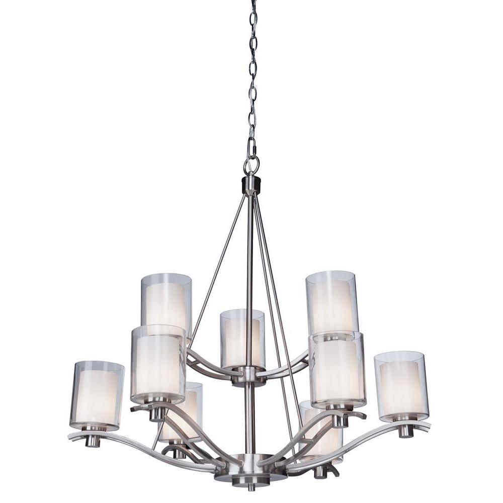 Filament Design Whittier 9Light Polished Nickel ChandelierCLI