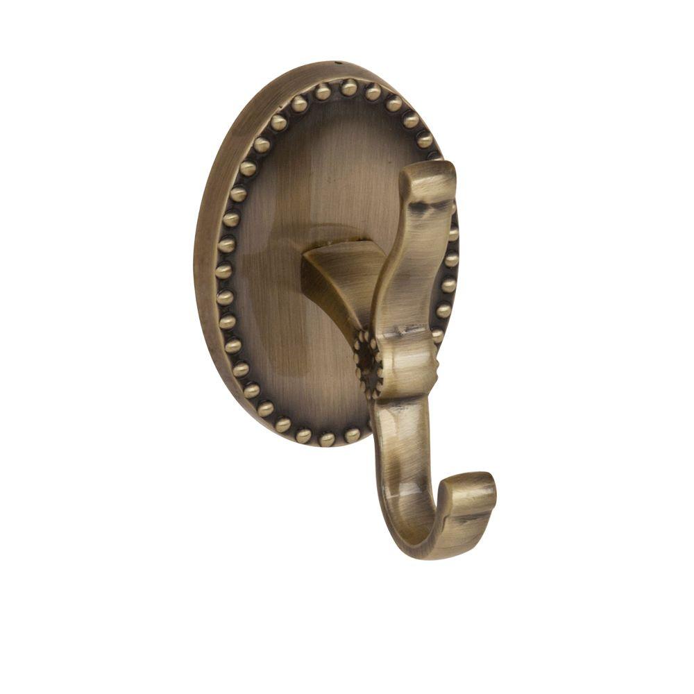 Barclay Products Cordelia Single Robe Hook in Antique BrassIRH2085AB The Home Depot