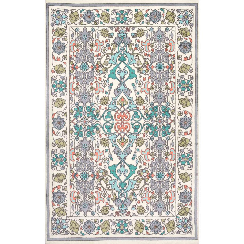 nuLOOM Floral Janise Multi Colored 3 x 5 Area RugBHBZ05B305 The Home Depot