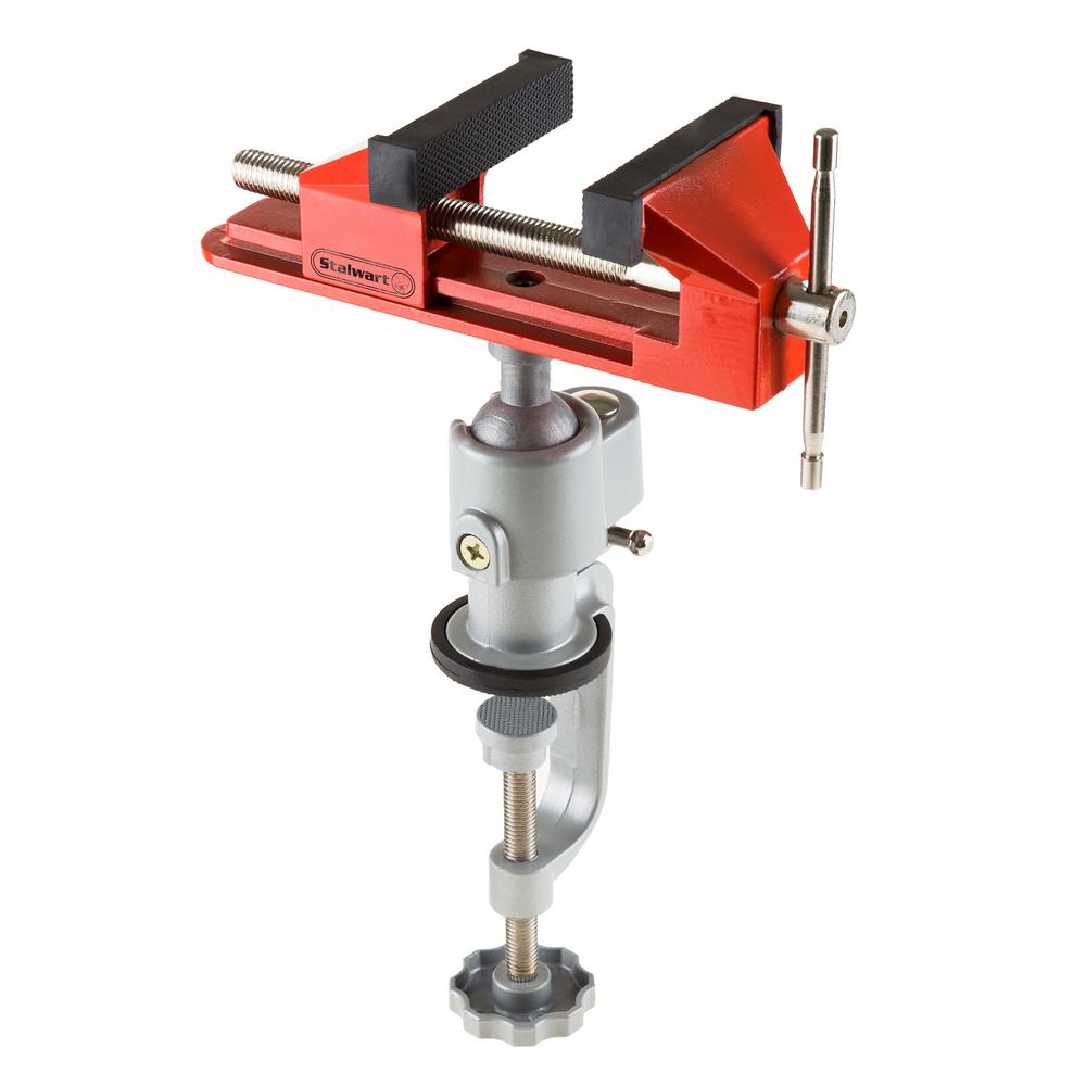 Stalwart 3 in. Jaw Universal Vise with Swivel Base-M550057 ...