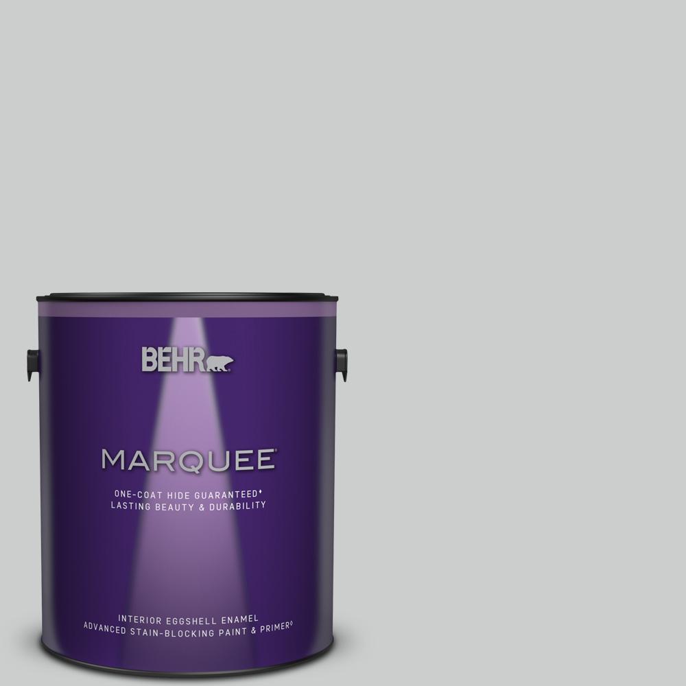 Behr Marquee 1 Gal Ppu26 16 Hush Eggshell Enamel Interior Paint And Primer In One 245001 The Home Depot