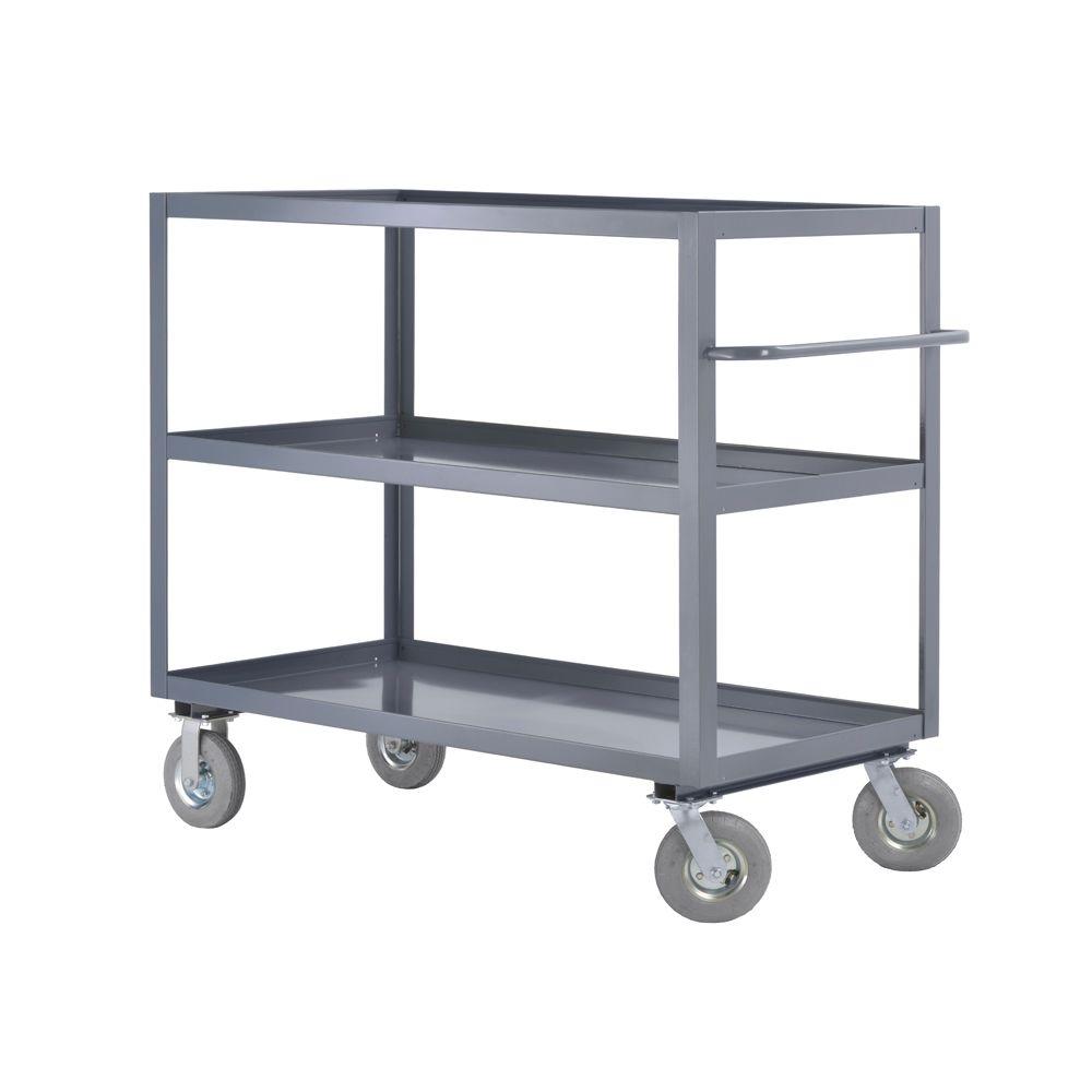 UPC 035441837960 product image for Utility Carts: Edsal Service Carts 60 in. W 3-Shelf Steel Heavy Duty All Purpose | upcitemdb.com