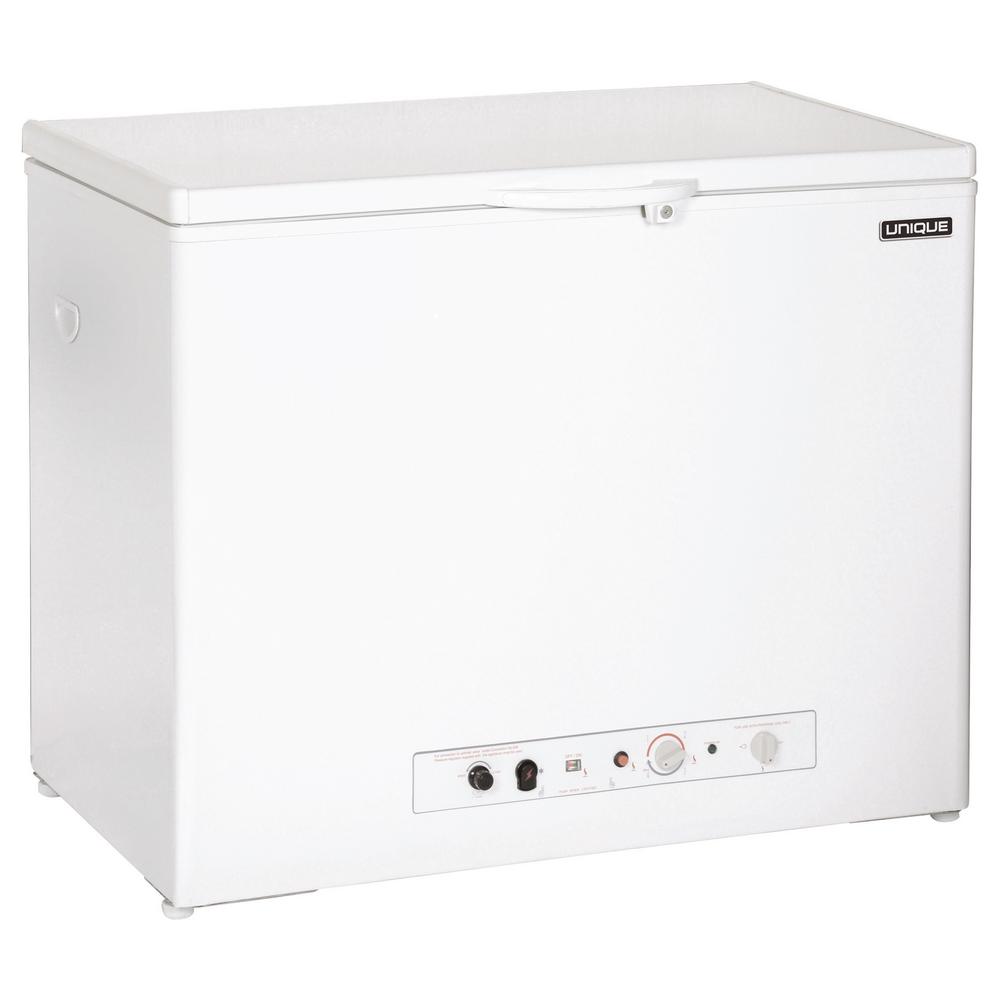 Unique 6.0 cu. ft. Propane Chest Freezer in White (Propane/110-Volt ...