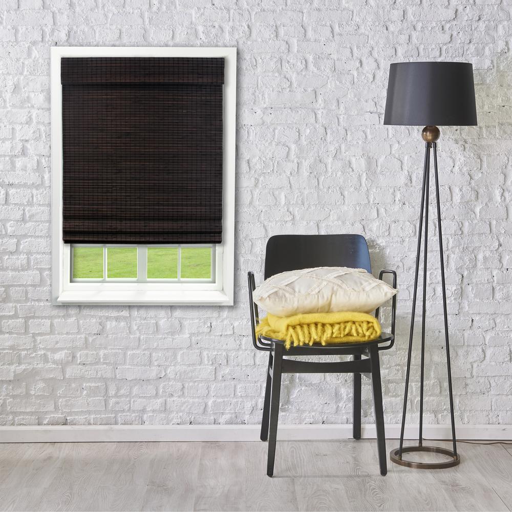 Roman Shades 30 Inches Wide Window Treatments Compare Prices At Radiance 30 In W X 64 L Espresso Brown Cordless Fl