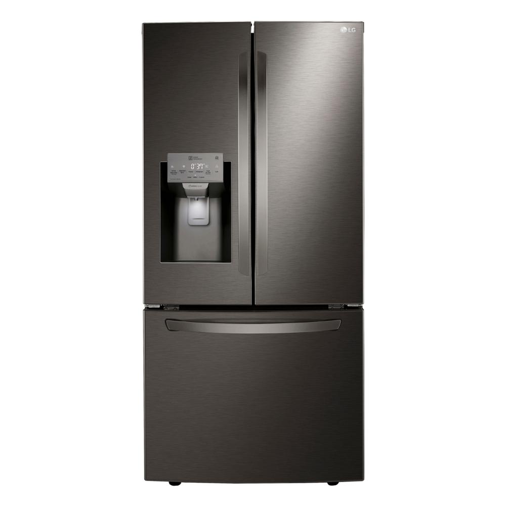 Lg Electronics 24 50 Cu Ft 3 Door French Door Refrigerator In Printproof Black Stainless Steel With Slim Door Ice Standard Depth Lrfxs2503d The Home Depot,How To Make A Tequila Sunrise With Cranberry Juice